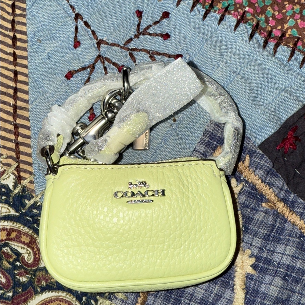 Coach Mini purse keychain keychain coin purse new with tags